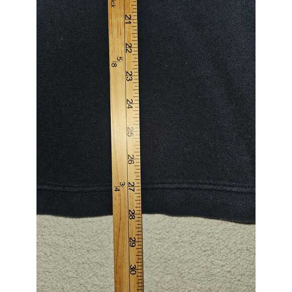 Tommy Hilfiger Polo Shirt Men's XL Short Sleeve Navy Blue Embroidered Preppy - Picture 4 of 8